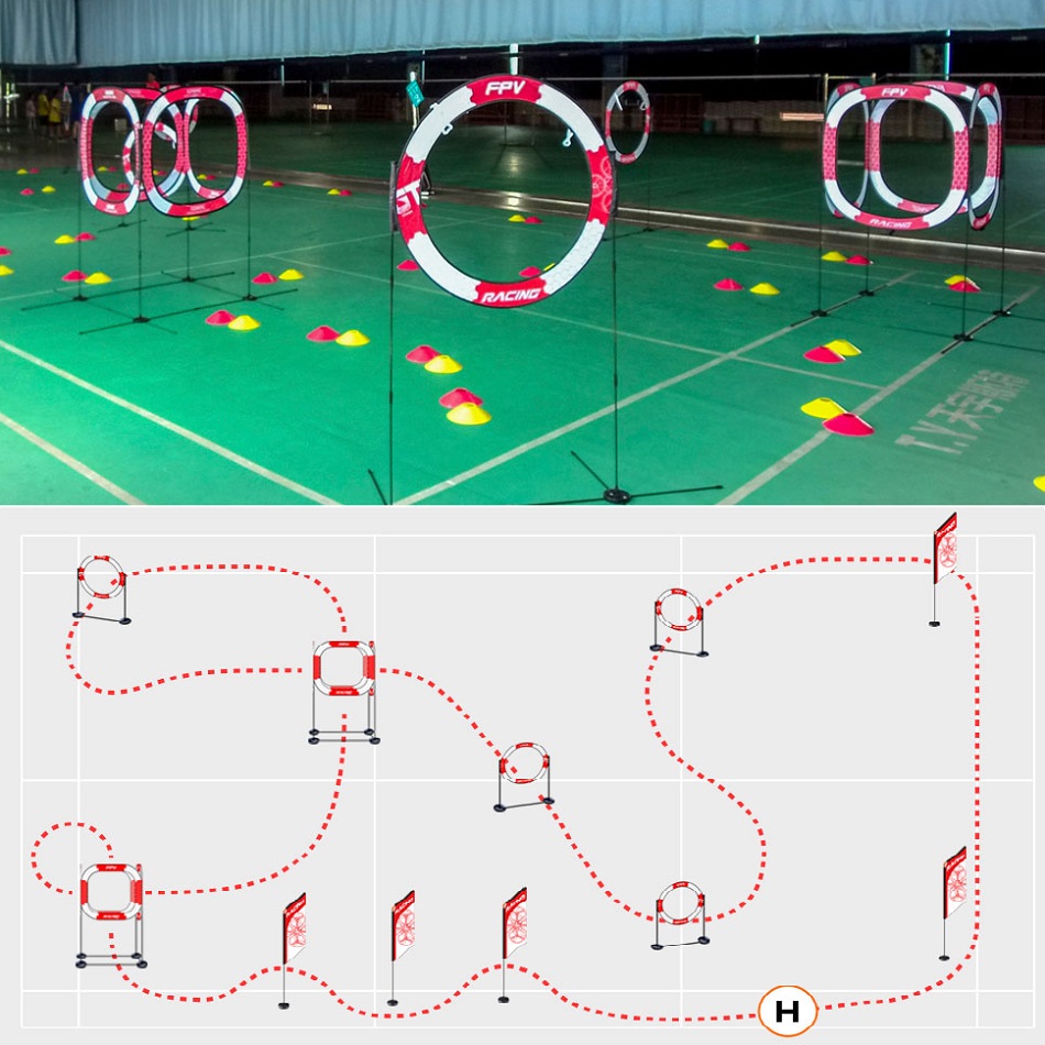 FPV Racing Goal Gate Airplane  - Drone Kit Vtol review and price